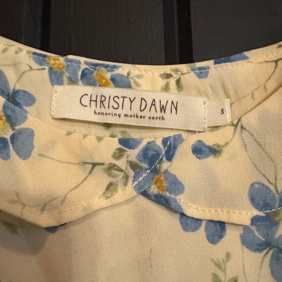Christy Dawn the Helina Dress in Lillies in Bloom Silk Sz S - Picture 3 of 7